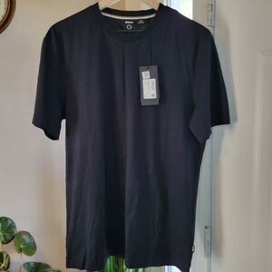 NWT BOSS Black Short Sleeve Classic Crew Neck T-shirt, Size Mens Large